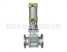 不鏽鋼(gang)氣動出料(liao)閥Z644TC