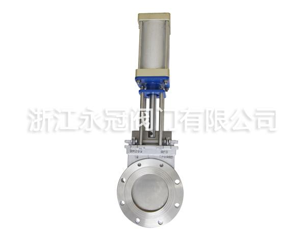 氣(qì)動不鏽鋼刀閘(zha)閥PZV73FH