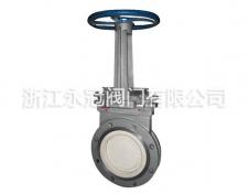 手動陶瓷(ci)法蘭刀閘(zha)閥PZ73TC