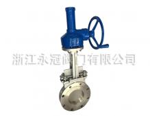 手(shǒu)動不鏽鋼(gang)傘齒輪刀(dao)閘閥PZ573H