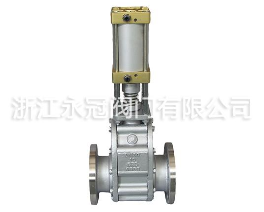 不鏽鋼(gang)氣動出料(liao)閥